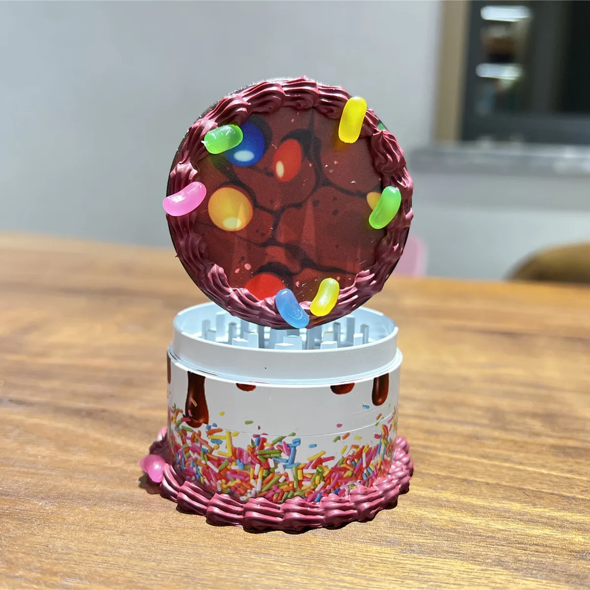 Spice Grinder Set, Simulation Cake Series  Creative Spice Grinder  1 Set Kitchen Metal Grinder  2.75 in  7cm 6