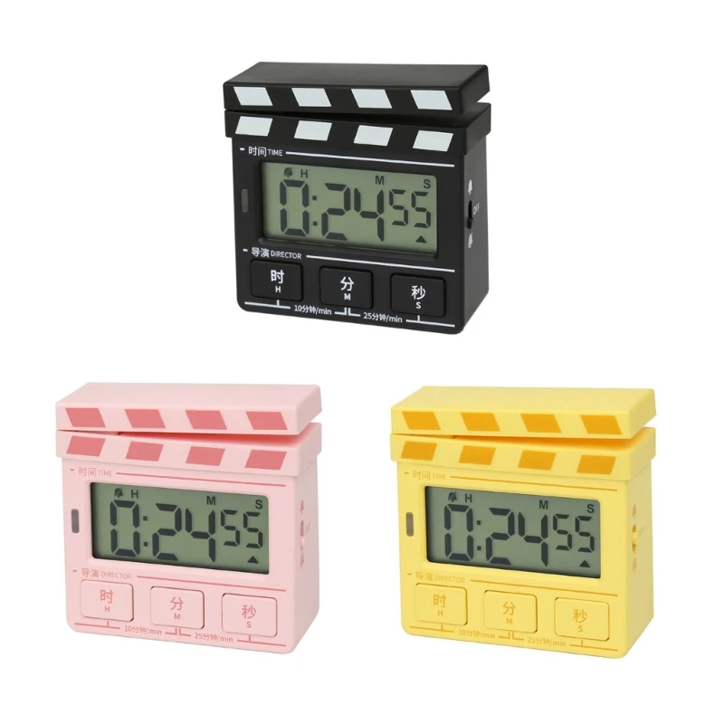 

H55E Pocket Size Plastic Digital Kitchen Timer Perfect for Kitchen Gym and Office