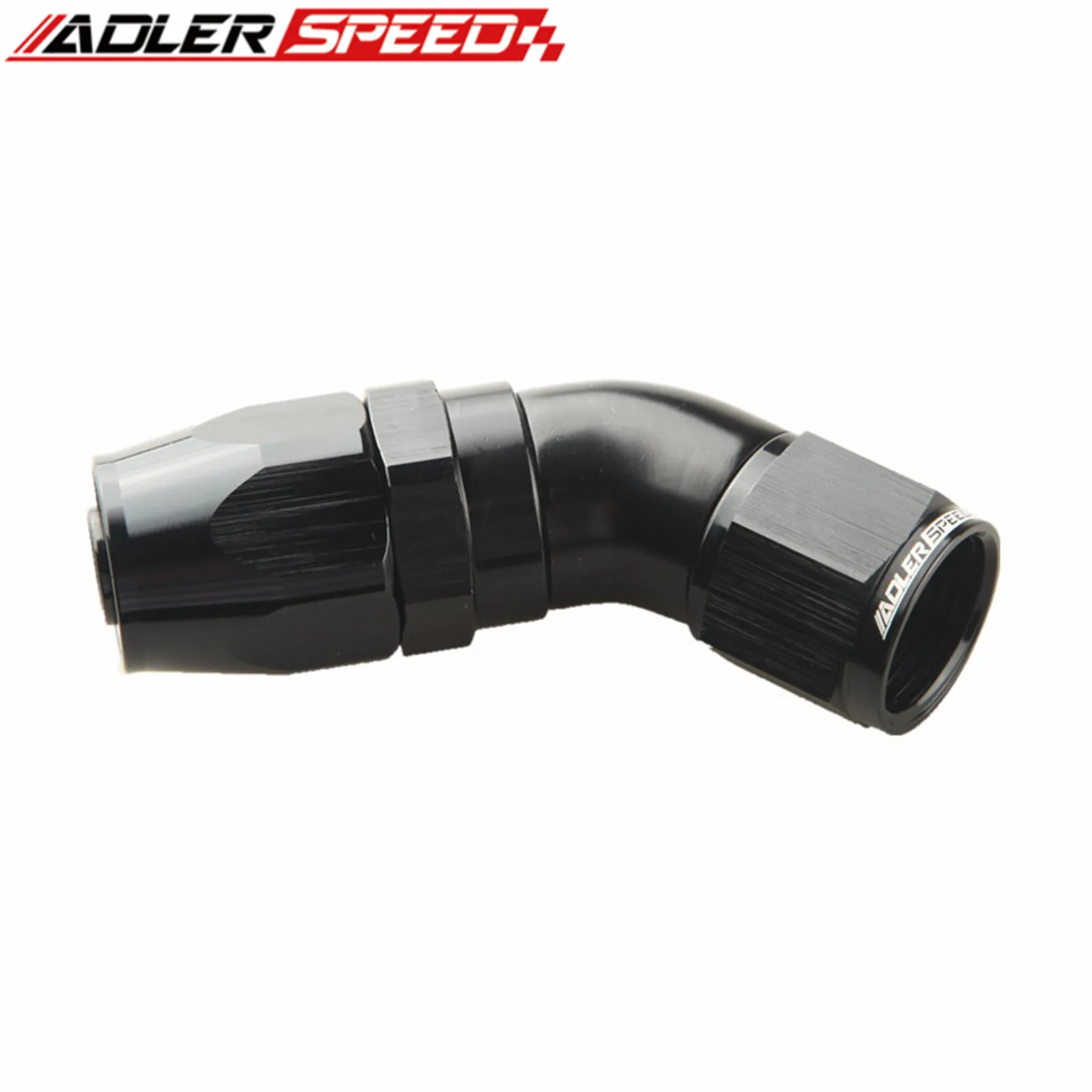 ADLER SPEED 45/90Degree AN4 AN6 AN8 AN10 AN12 Swivel Hose End Fitting Adapter Aluminum swivel hose end fitting
