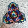 NEW Geometric Changeable Magnetic Magic Cube Anti Stress 3D Hand Flip Puzzle Cube Kids Stress Reliever Fidget Toy Cube 5