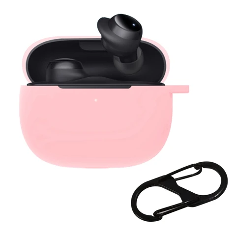with Redmi Buds 3 Lite Earphone Non Slip Cover Lightweight Case Impact-resistant Waterproof Silicone Sleeve