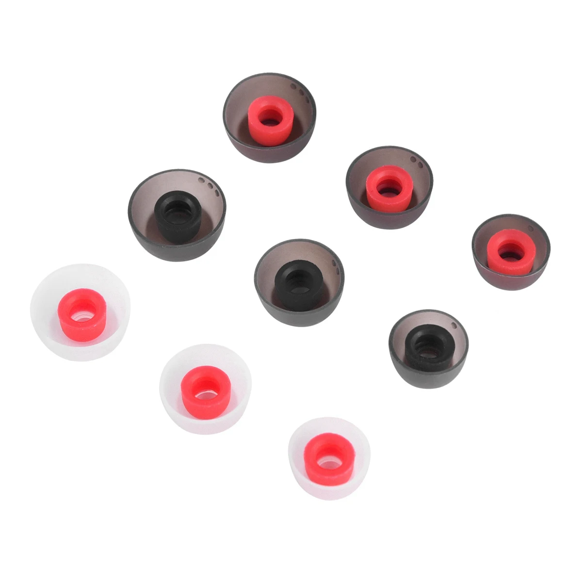 6-Piece Silicone Earbud Tips - Universal Fit