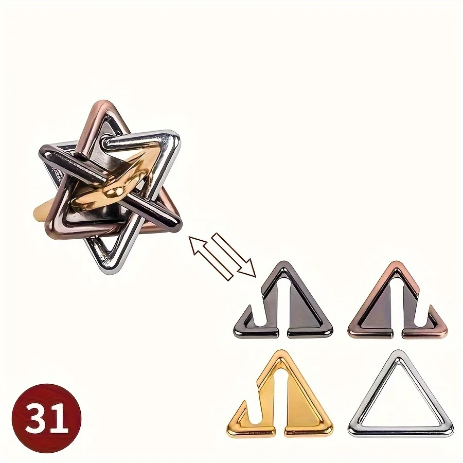 Timeless Metal Puzzle Toy — Challenging Educational Gift for Holidays and Birthdays