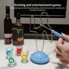 Drinking Game with Wire Man Adults Buzz Wire Game Buzz Wire Drinking Game Kit with 4 Shot Glasses for Adults Family Bachelorette 6