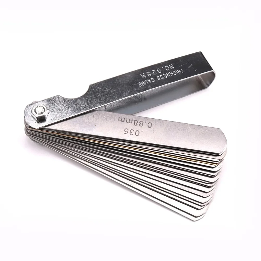 Feeler Gauge Set 32 Fret Guitar Neck Relief String Height Luthier Tool Guage Stainless Steel Feeler Gauge Luthier Tools