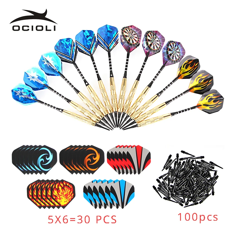 120 팁이 있는 전문가용 스틸 팁 다트, 부드러운 팁이 있는 안전한 다트, 실내 스포츠 다트, 크리스마스 선물, 18g, 12 개