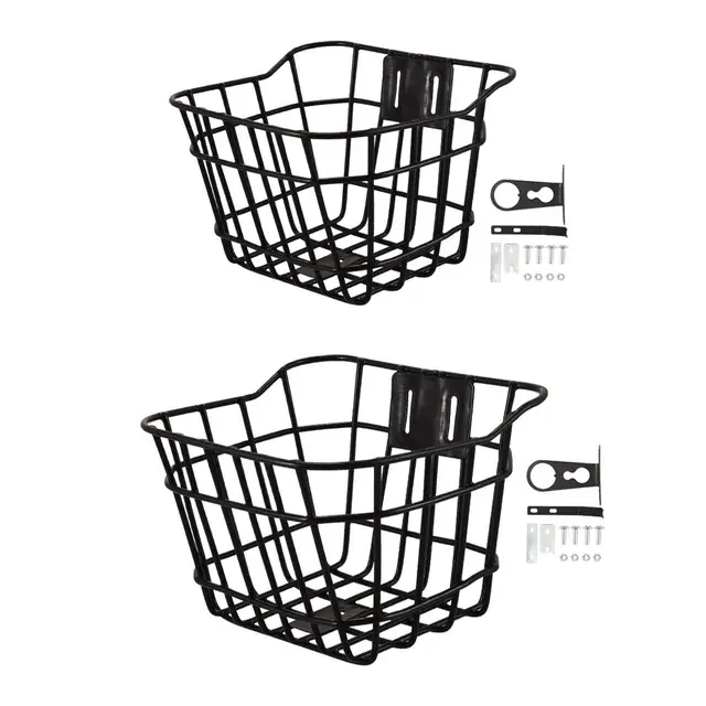 Kids Bike Basket Tricycle Basket Iron Carrying Accessories