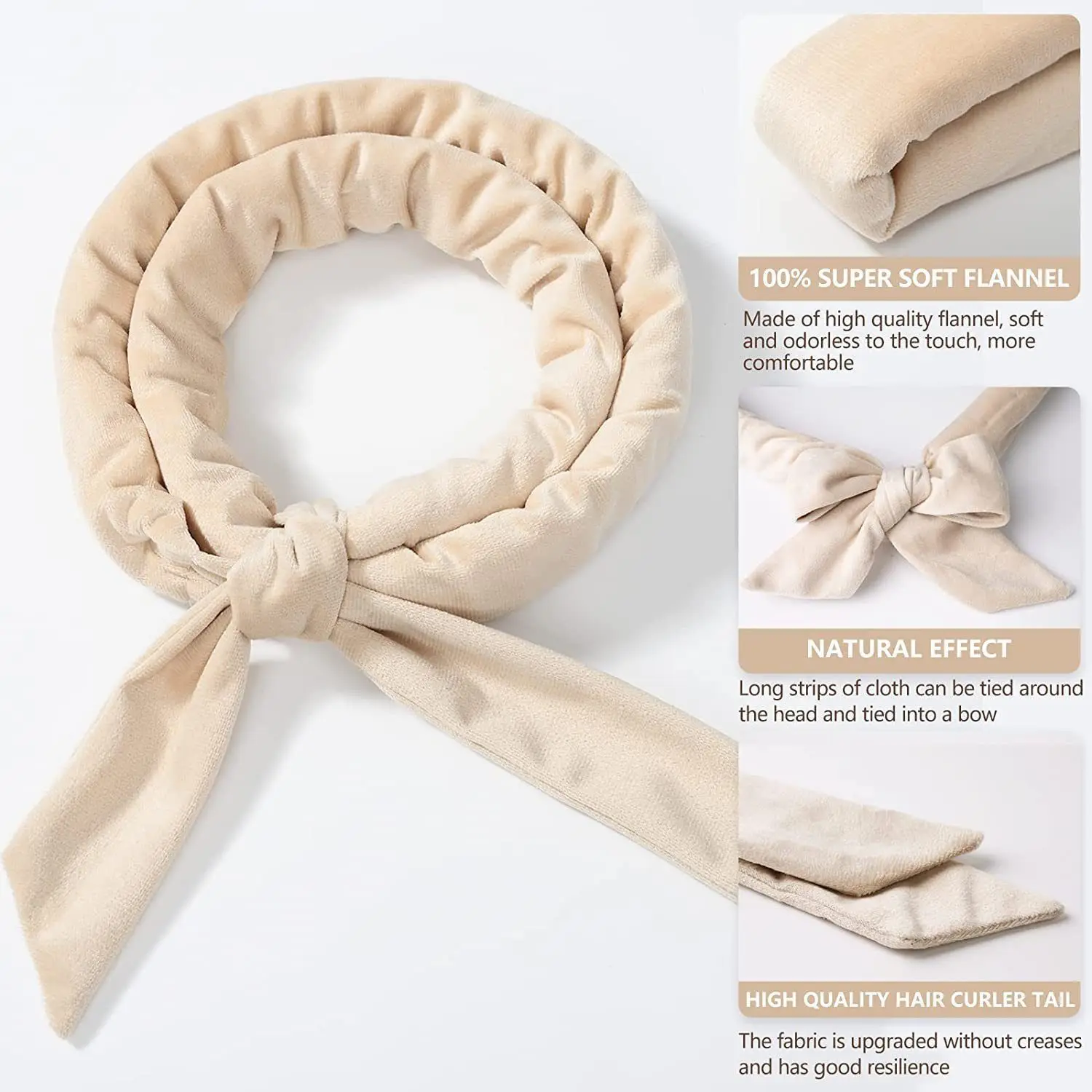 Hair Curling Rod Headband Hair Curlers Hair Rollers Silk Curls Sleeping Soft Headband Styling Tools Women hair styling tool hair curling tools