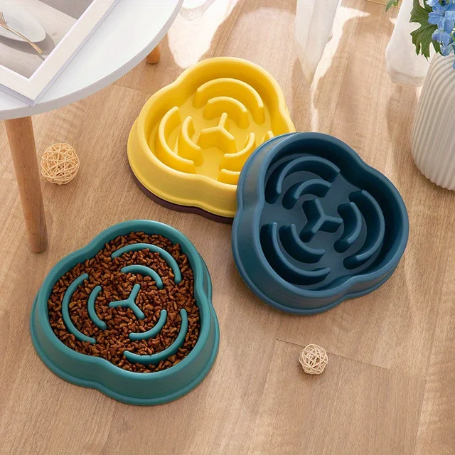 1PC Pet Slow Food Bowl Anti Choking Dog Bowl Dog Bowl Anti Overturning Pet Food Supplies and Feeding Device 6
