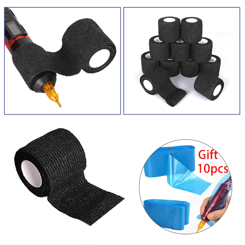 DisposableTattooMachineSelfadhesiveFlexElasticCamouflageBandage