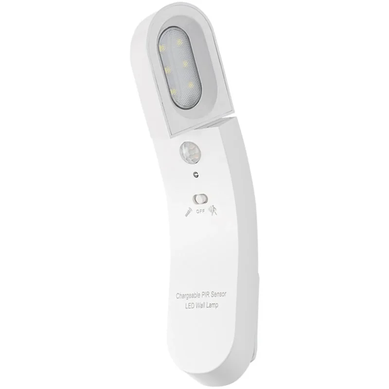 

New PC PIR Motion Sensor Night Light Human Induction LED Light USB DC 5V Bedside Lamp Wall Lamp Indoor Lighting Home Accessories