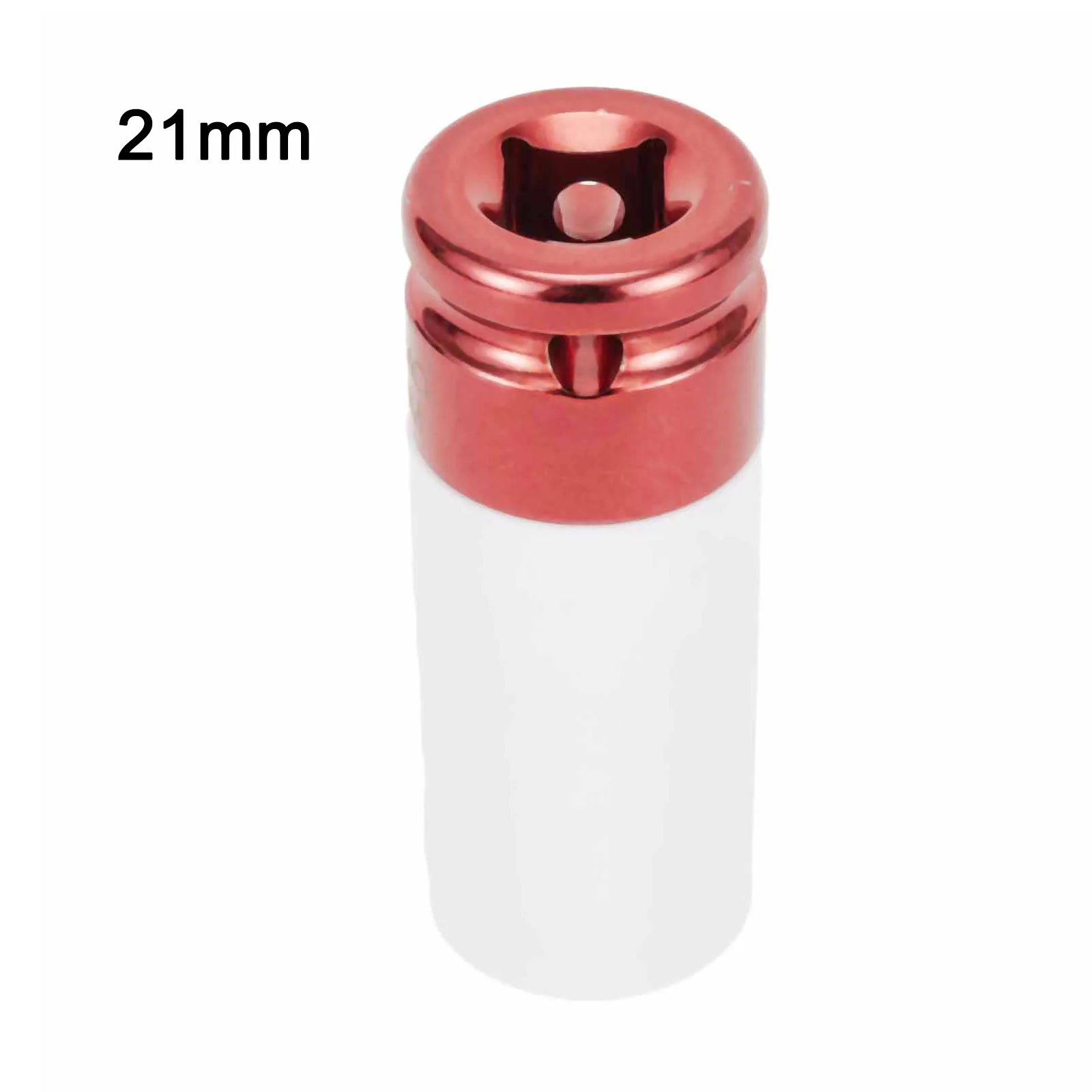 1pcs 17/19/21mm Colorful Sleeve Tire Protection Sleeve Deep Impact Nut Socket Metal Socket 1/2 Car Wheel And Bolt Protector Tool 3