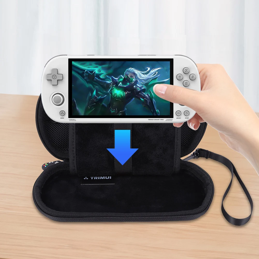 EVA Hard Carrying Case Waterproof Protective Case Anti-scratch Portable Storage Bag for Trimui Smart Pro Handheld Game Console