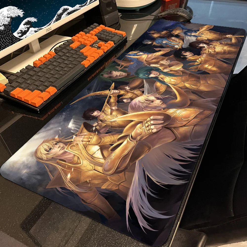 

Saint Seiya Mause Pad Gamer Desk Protector Gaming Mousepad Pc Accessories Anime Mouse Mats Deskmat Keyboard Mat Pads Carpet Xxl