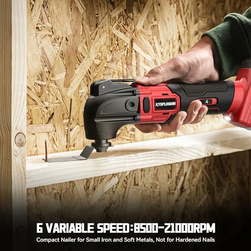 Cordless Oscillating Tool for Milwaukee 18V Battery 6 Variable Speed Oscillating