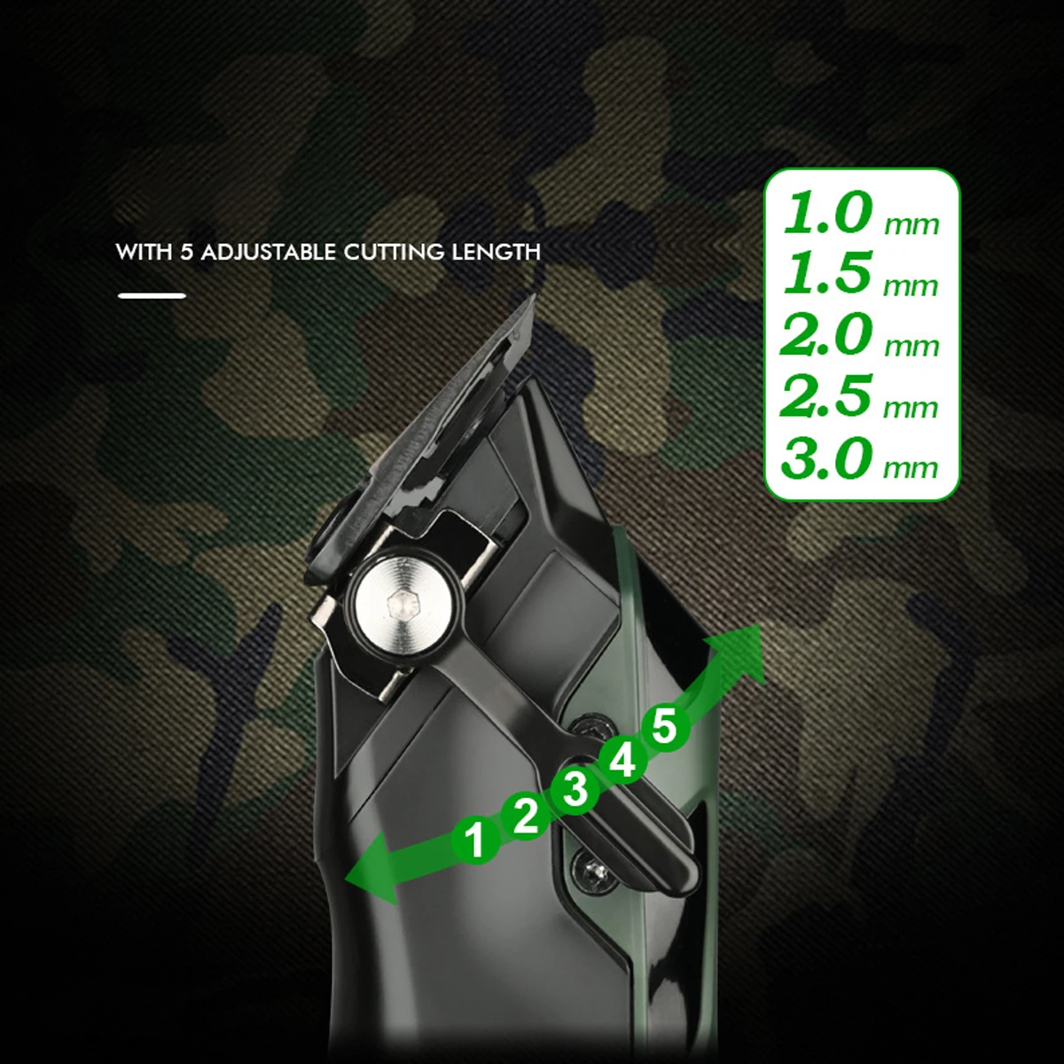 Description Picture 6 of itemWMARK NG-8080 Hair Clipper 9000 RPM DLC Blade LED Display Professional Hair Trimmer Hair Cutting Machine Men's Haircut Machine