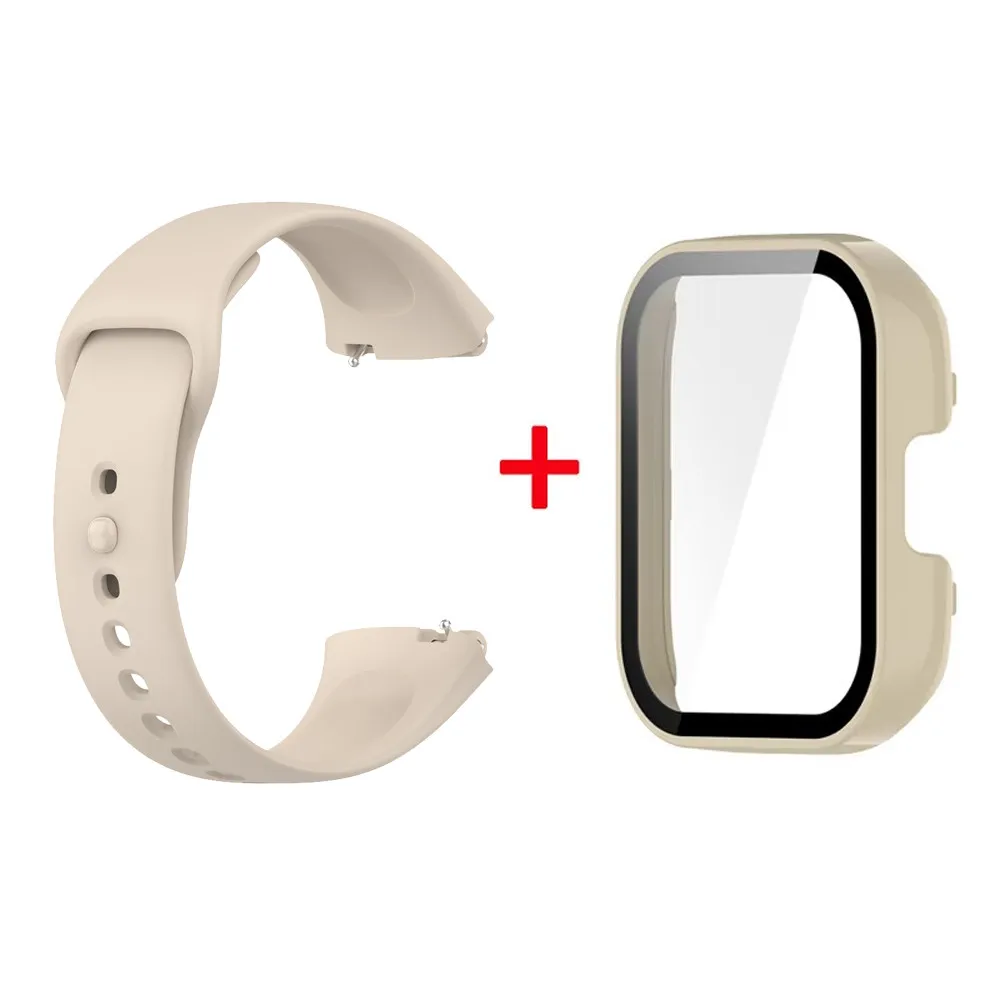 Silicone Strap and Protective Case for Smartwatch – Sport Bracelet Accessory