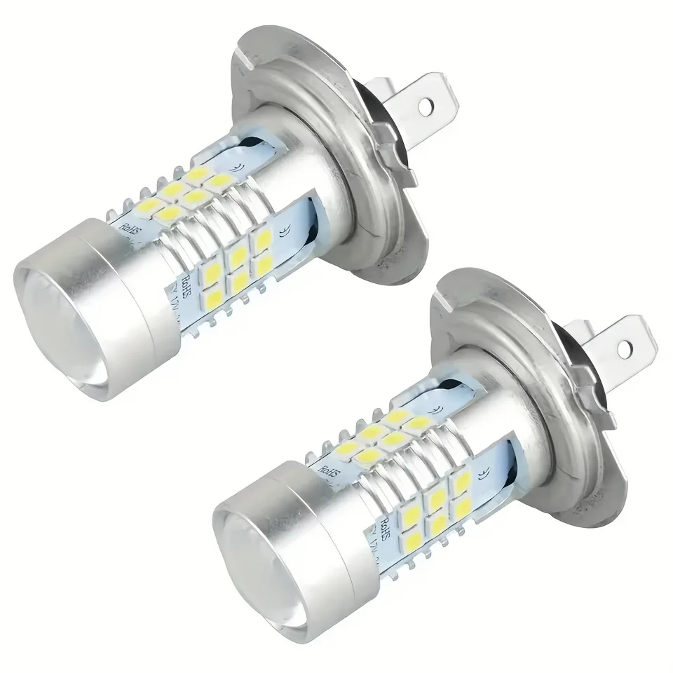 รูปสินค้า หลอดไฟหน้า LED คุณภาพสูง 2 ชิ้น H7 สีขาว 6000K