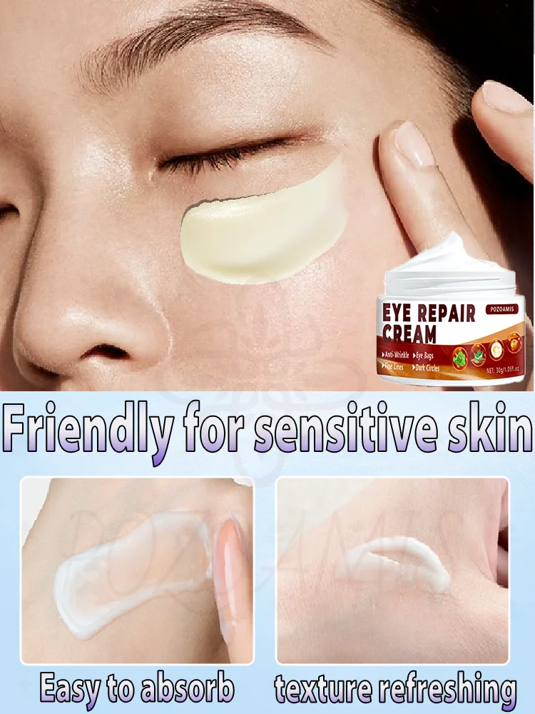 Eye cream anti wrinkle brightens and removes dark circles