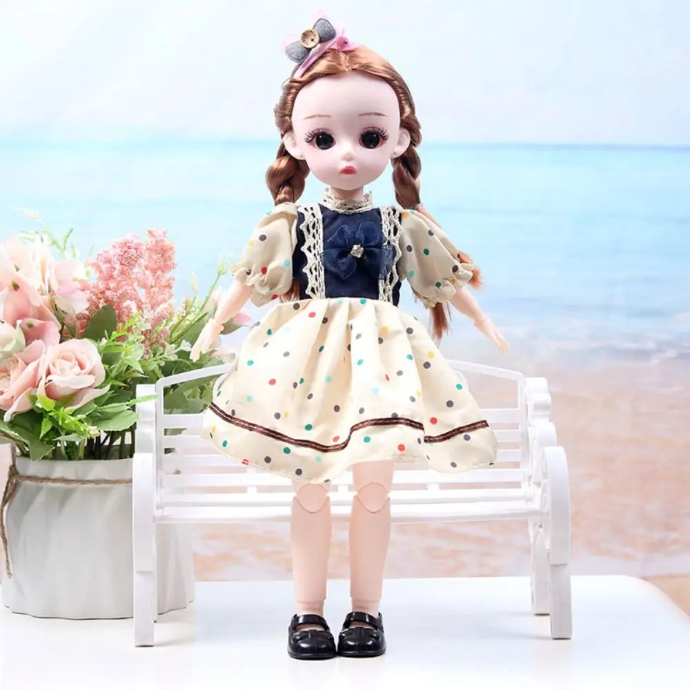 Dressing Spherical Joint 30cm Anime Bjd Dress Up with Clothes Hinged Colorful Cute 30cm Articulated