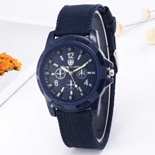 

New Leisure Business Multifunctional Outdoor Luminous Men's Watch Cloth Belt Student Watch Quartz Watch