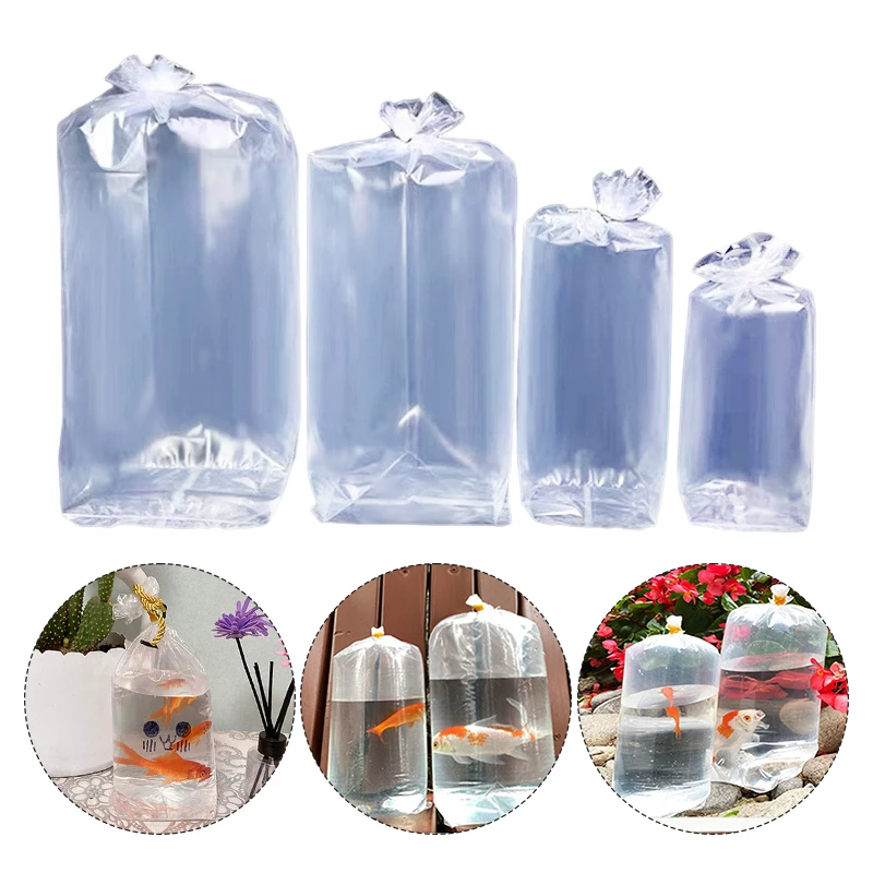 Aquarium Breathing Bags Live Fish Transport Packing Bag Fish Shrimp Aquarium Delivery Inflatable Bag 50 Pcs, aquarium breathing bags