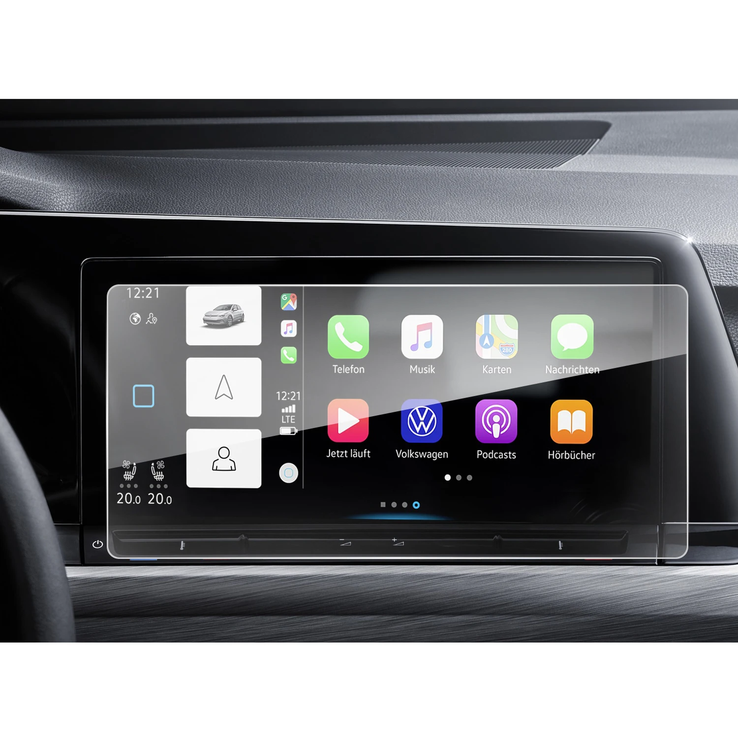 

Защитная пленка для экрана из закаленного стекла для Volkswagen VW Golf MK8 2022, 8,25 дюйма, автомобильная информационная система, радио, GPS-навигация, экран