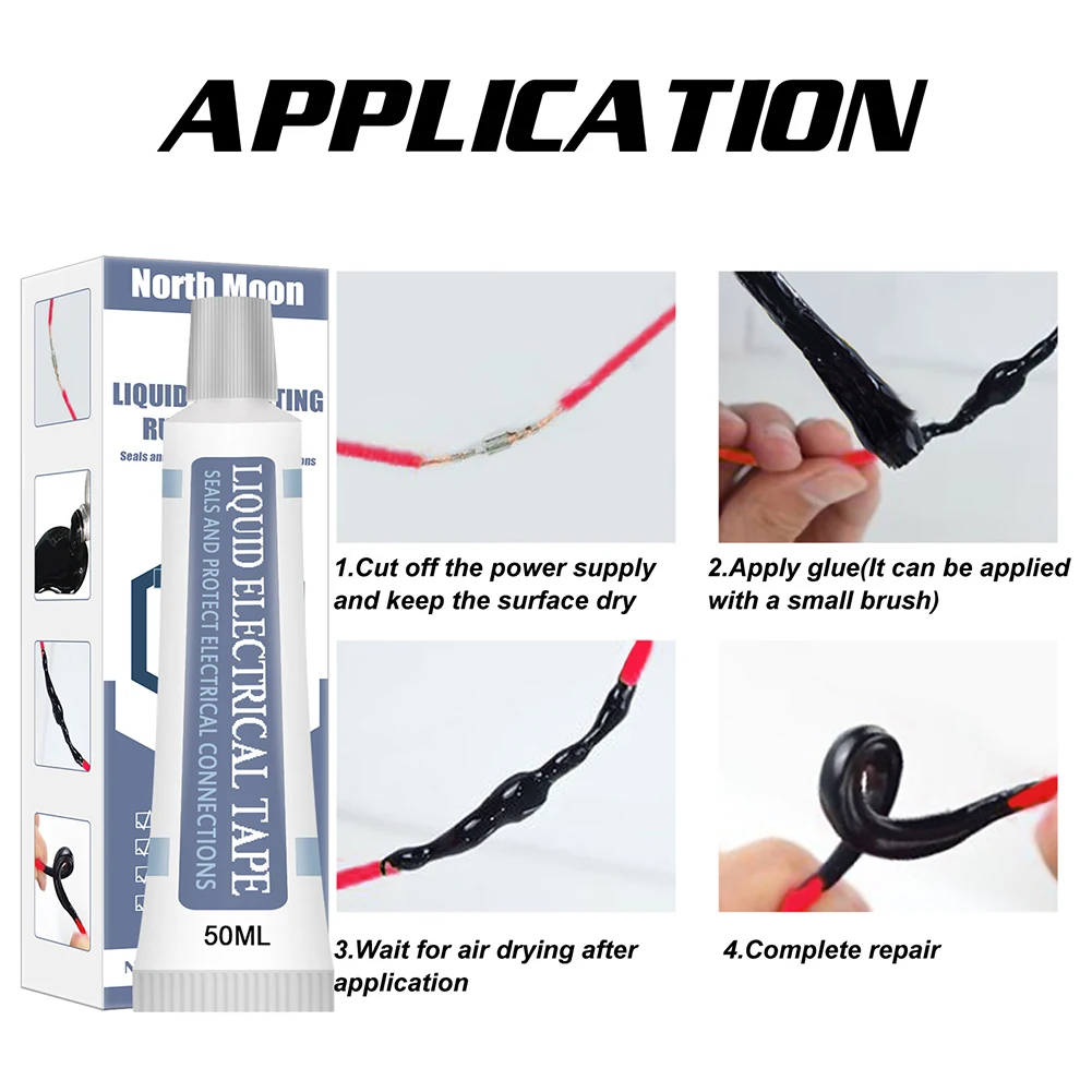 50ml Liquid Electrical Tape Waterproof Insulating Adhesive