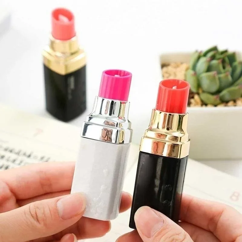 Lipstick Shape Correction Tape Escolar Material Stationery Office School Supplie