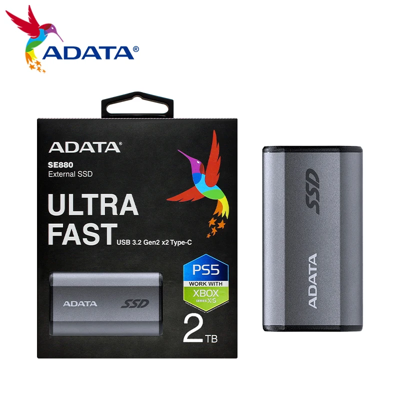ADATA ELITE SE880 External SSD 500GB 1TB Solid State Disk