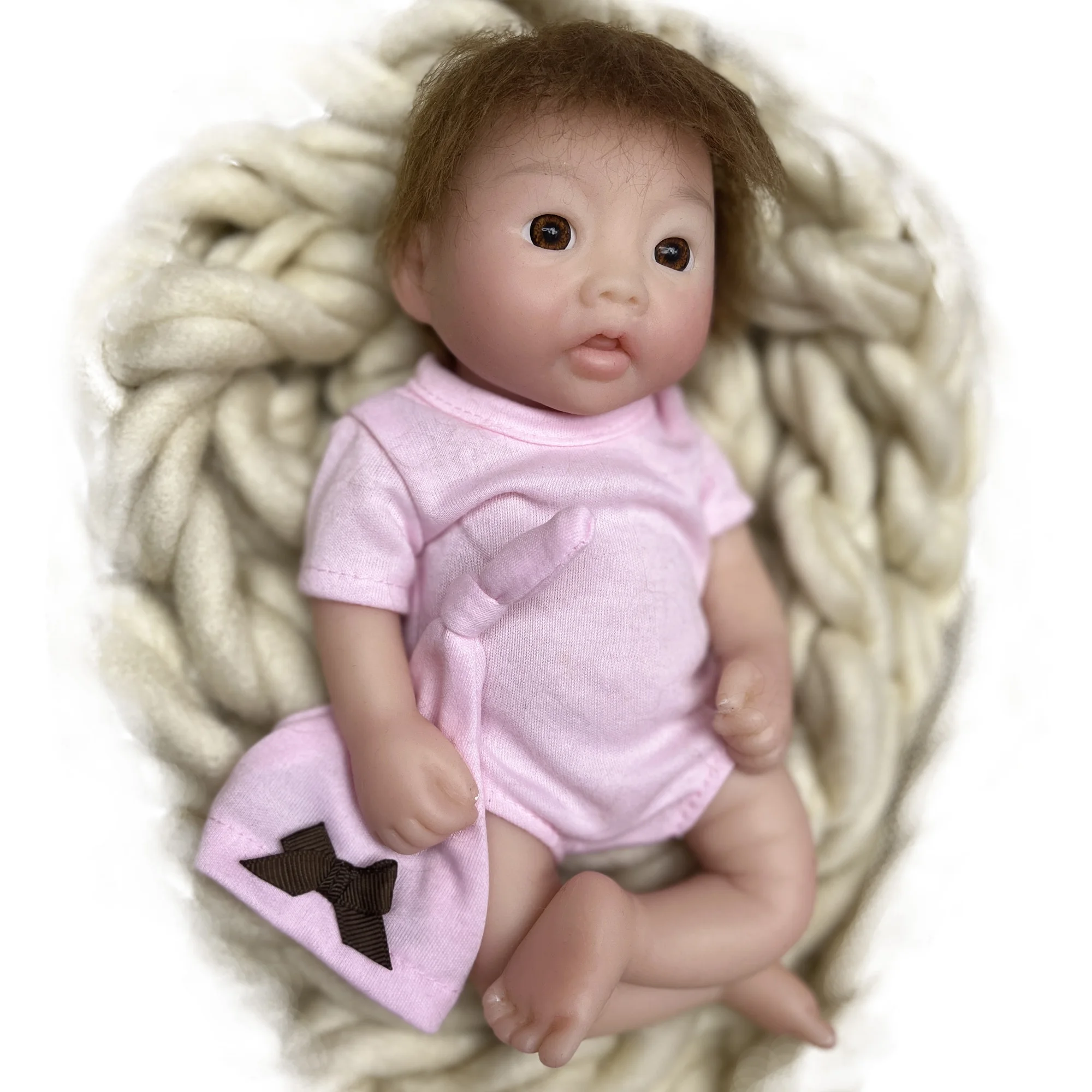 35 CM Bebe Silicone Boy Reborn Doll Can drink milk, pee, bath muñecas  Finished reborn de silicona real reborn silicone sólido
