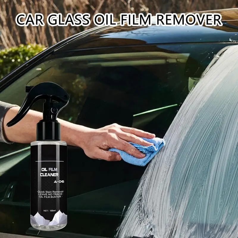 

Car Glass Stain Removal spray glass grease water stain cleaner auto windshield polishing Agent Car front glass oil film remover