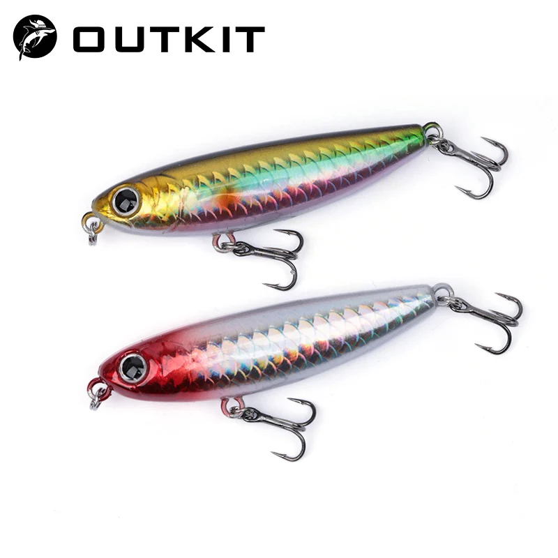 Фото OUTKIT искусственная приманка-карандаш, приманка, 6 см, 6 г, воблеры, топвотер, кренкбейт, приманки, искусственная длинная литая жесткая приманка №1