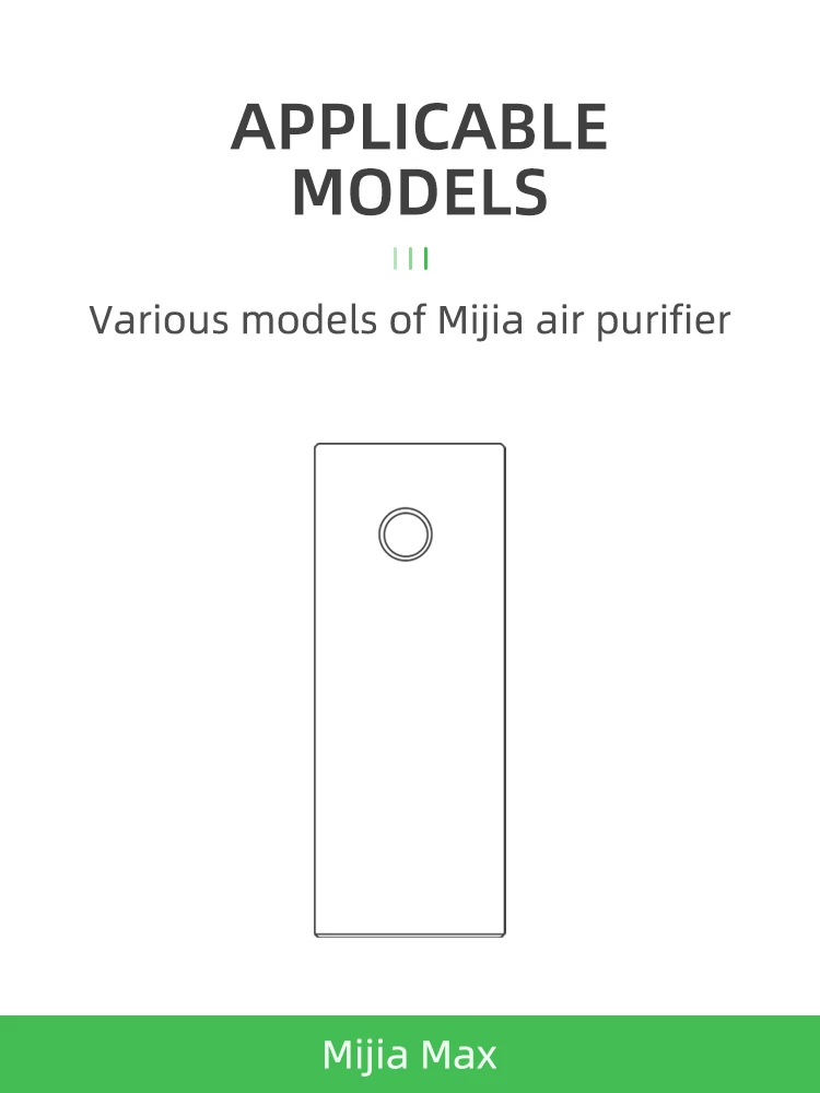 para remover fumaça e formaldeído, filtro composto para Xiaomi Mijia 4MAX, 2pcs