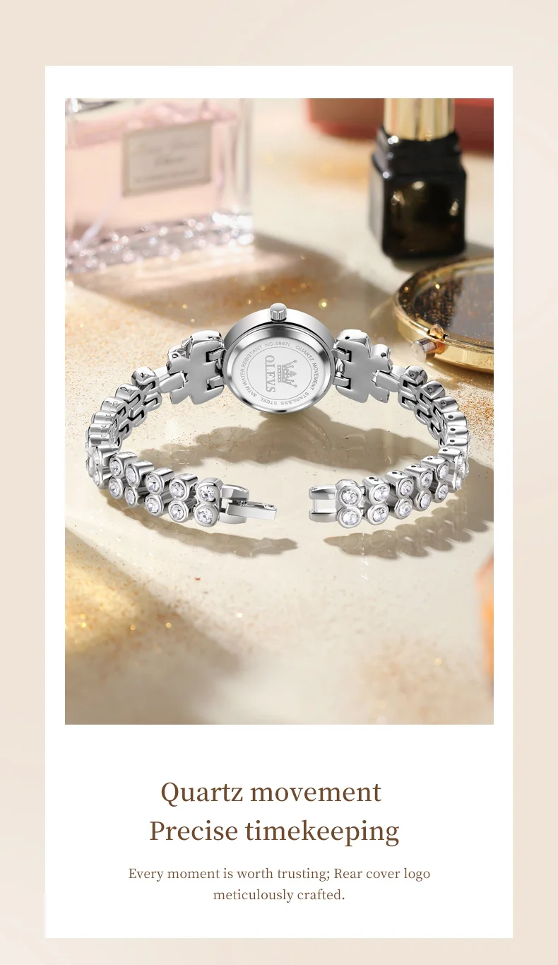 OLEVS 5887 Orologio da donna - Dettaglio quadrante luminoso