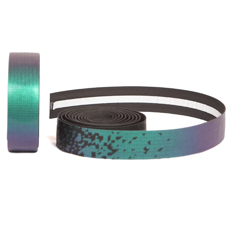 Dead Fly Bicycle Strap Triangle Discoloration Wrap Tape Road Bike Gradient Handlebar Tape Shock Absorption and Sweat Absorption bike handlebar tape