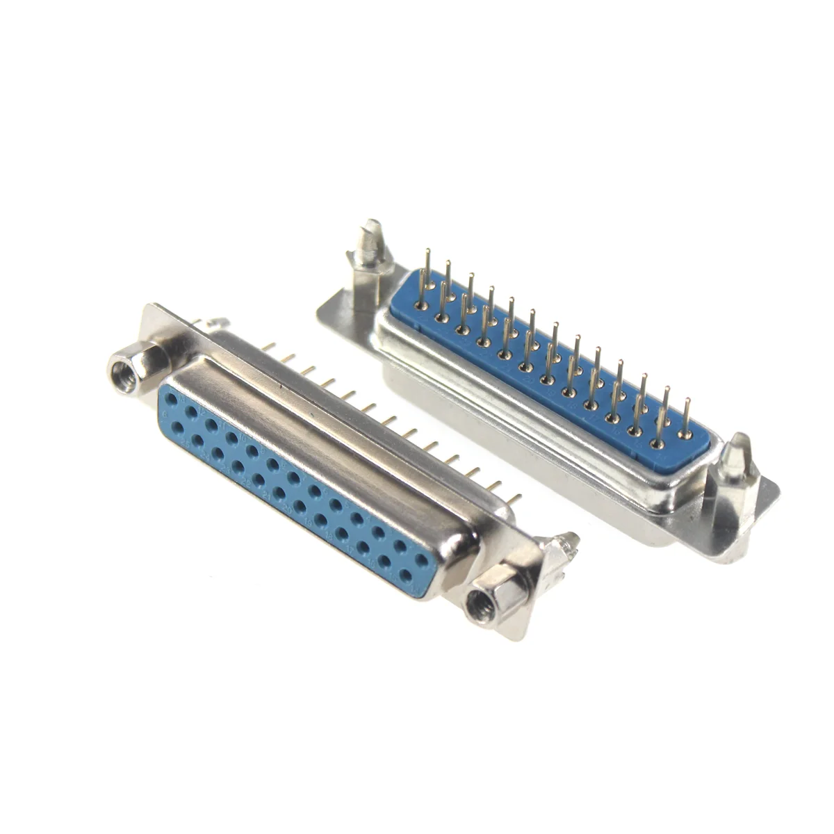 5PCS DB9 DB15 DB25 DB37/9/15/25/37 핀 스트레이트 180 학위 남성 여성 플러그 D-sub PCB 장착 커넥터 DP9 DP15 DP25 DP37