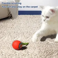 Speedy Tail 2.0 Cat Toys Smart Interactive Cat Toy Ball Adjustment Automatic Moving Cat Toy Ball Cat Training Imitate Mouse 3