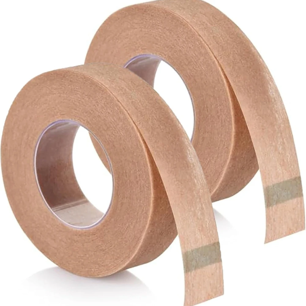 2 Rolls Nose Tape for Rhinoplasty Shaping Nose Bandage Micropore Thinoplasty Tape Hypoallergenic Medical Paper Tape