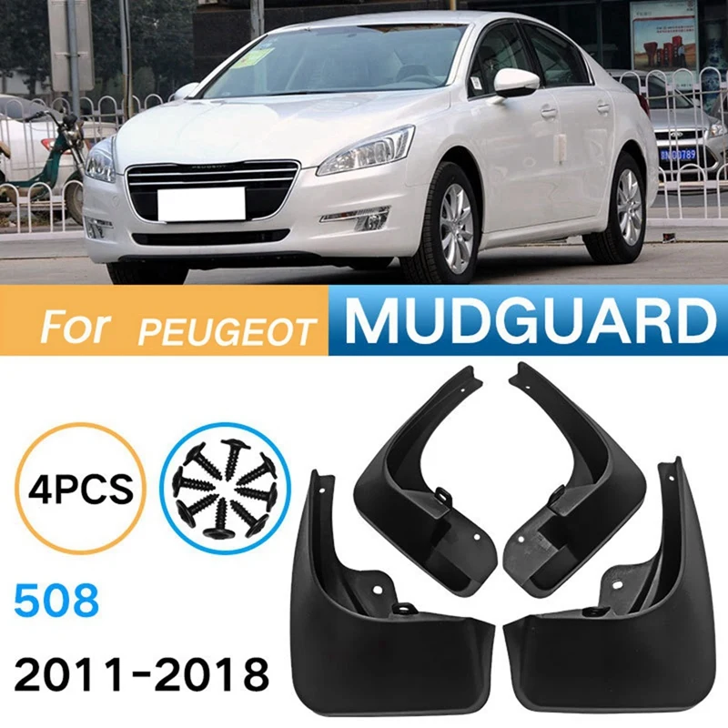 

4 шт., брызговики для Peugeot 508 2011-2018