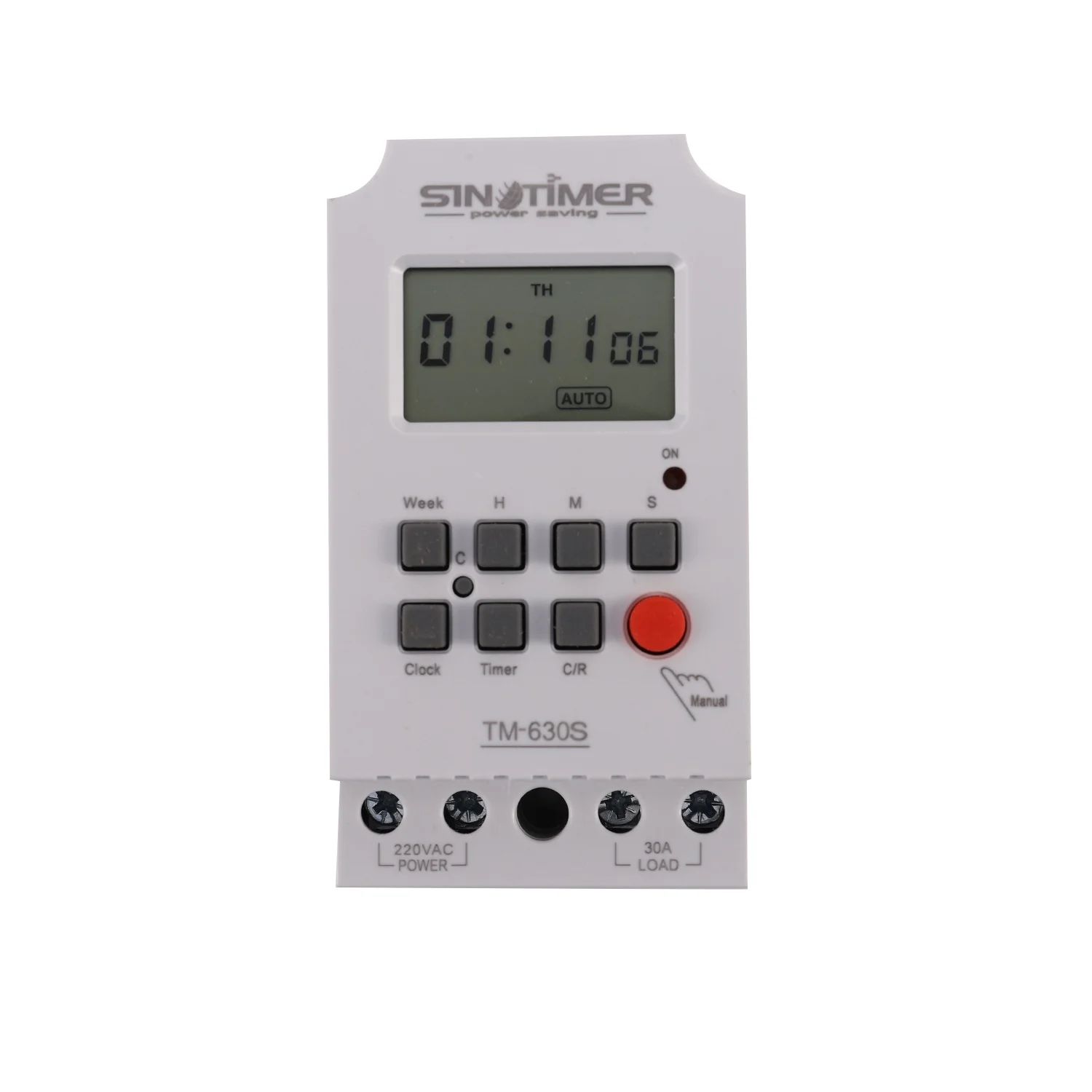 

Sinotimer Tm630S-2 220V Seconds Control Timer Switch Large Screen Digital Display Hot Pin Voltage Output Time Controller