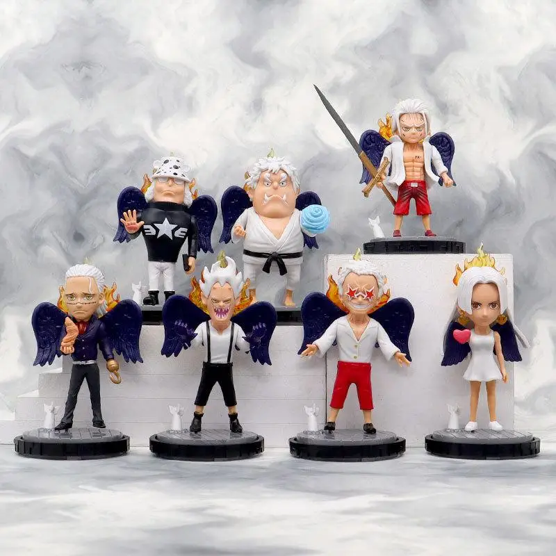 7 Pcs/Set One Piece Q Ver. Seraphim Figure 12cm Oka