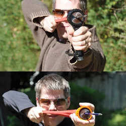 New Slingshot Outdoor Hunting Bow Latex Round Slingshot Cup Mini Shooting Slingshot Safe Camping Shooting