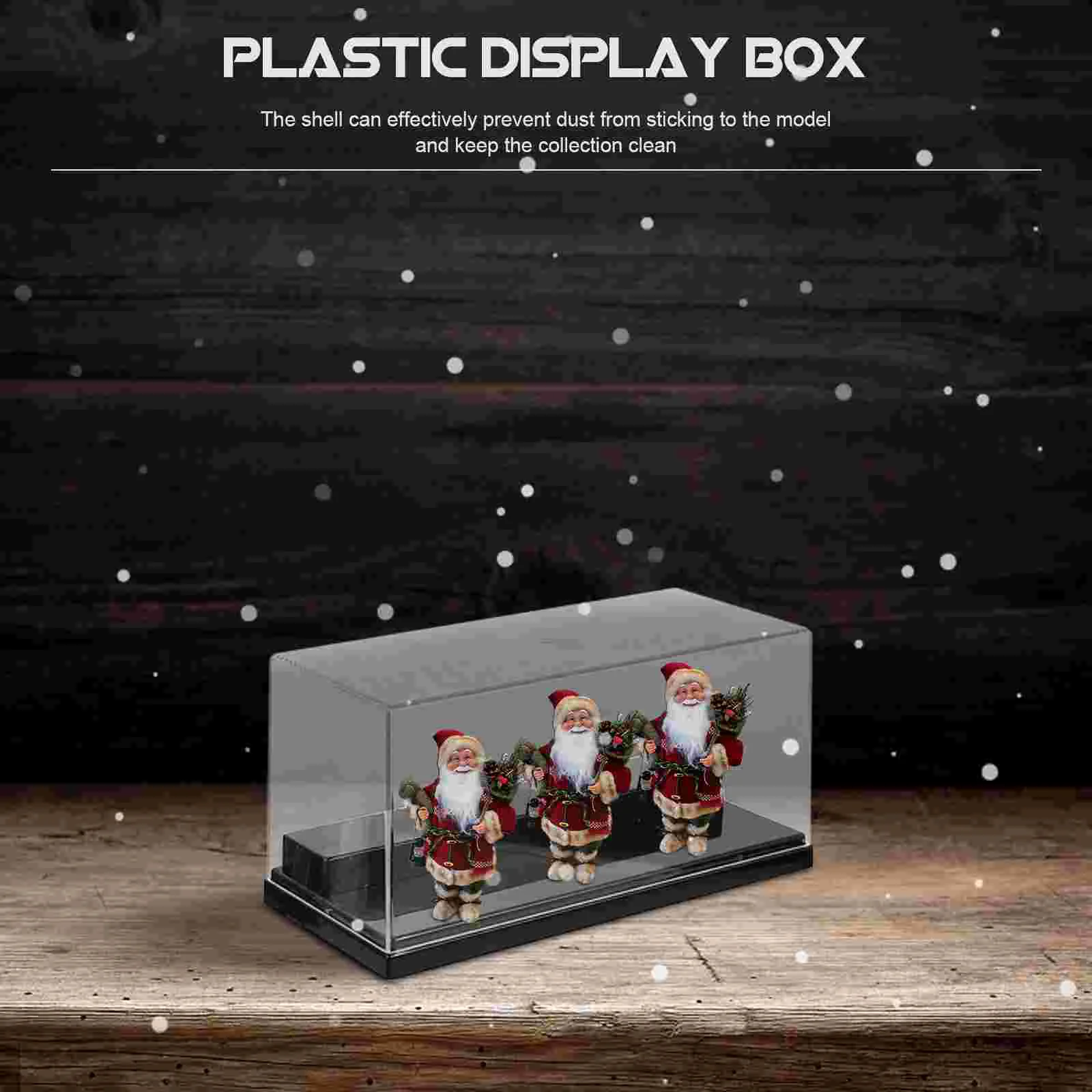 

Display Box Clear Display Case Protection Showcase Display Box Storage Holder for Figure