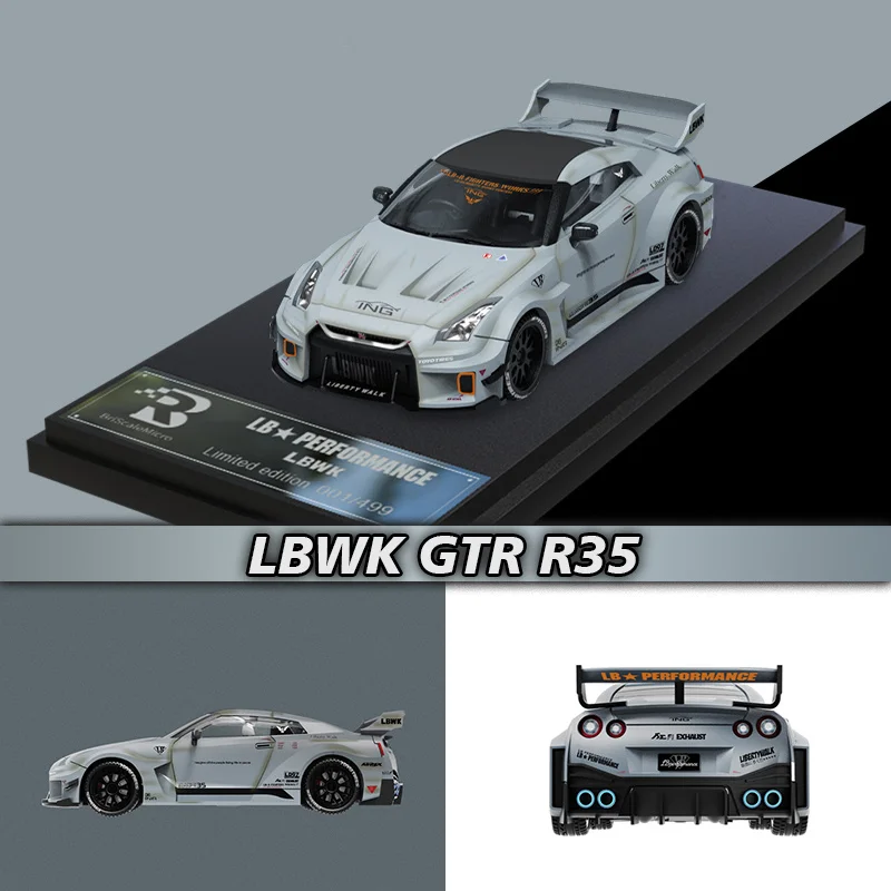 Time-Micro-1-64-LBWK-GTR-R35-juguete-de-coche-Diorama-en-miniatura ...