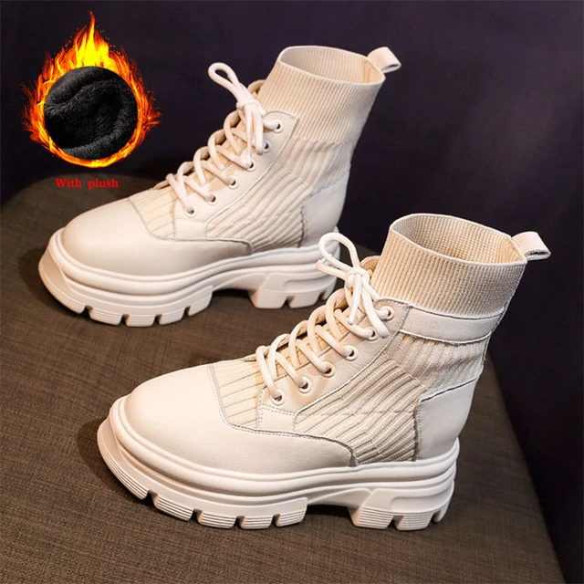 2021 Winter New Women's Snow Boots Women Ankle Boots Ladies Outdoor Set  Foot Cotton Shoes Warm Plus Velvet Student Flat Boots - AliExpress