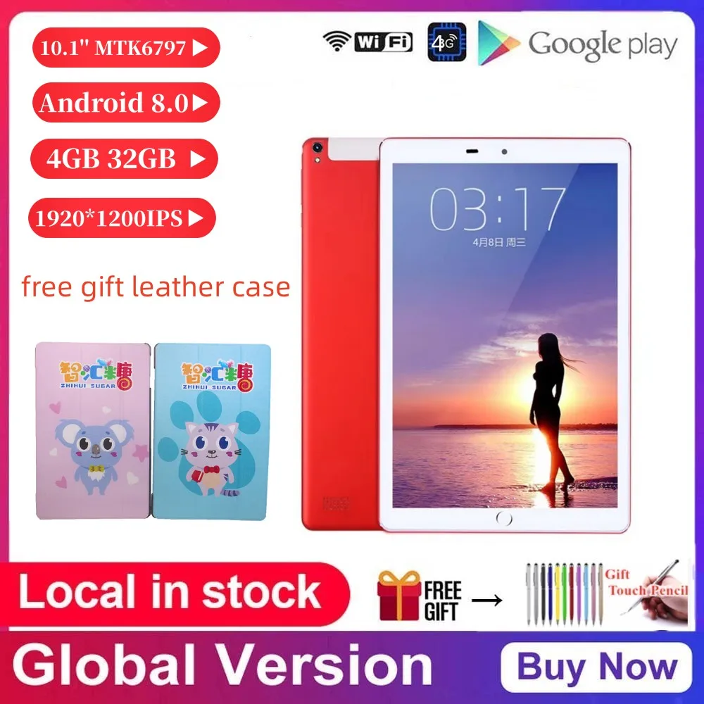 Google Play 10.1'' Android 8 Mtk6797 Netbook 10 Core 4gb Ram 32gb Rom