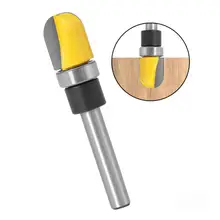 

Woodworking Tool 1/4 6mm YG8 Alloy Router Bit Tool Milling Cutter 1/4inch/Shank Bowl Tray Template Wood Cutting Router Bit