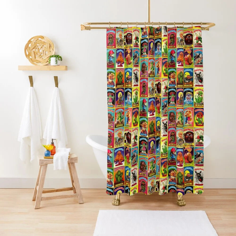 

Garbage Pail KIds Shower Curtain Bathroom Accessories Bathroom For Shower Set For Bathroom Shower Waterproof Curtain