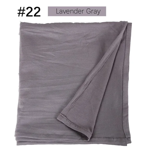 Muslim Women Premium Instant Cotton Jersey Hijab Scarf Jersey Hijabs Scarves With Hoop Pinless HeadScarves 53 colors 22